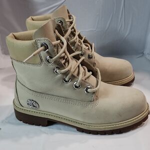 TIMBERLAND YOUTH'S JEUNES 6'' INCH PREMIUM WP BOOT WATERPROOF Sz 4